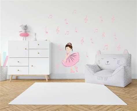 Adesivo De Parede Bailarina Decora O Quarto Menina Infantil