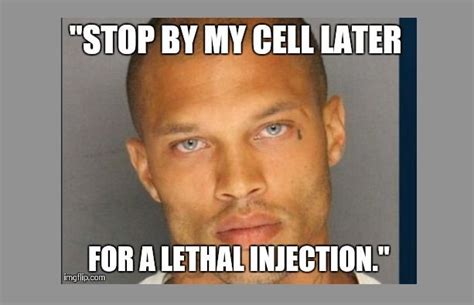 The Best Jeremy Meeks Memes Of The Week Vip News Celebrity Mugshots