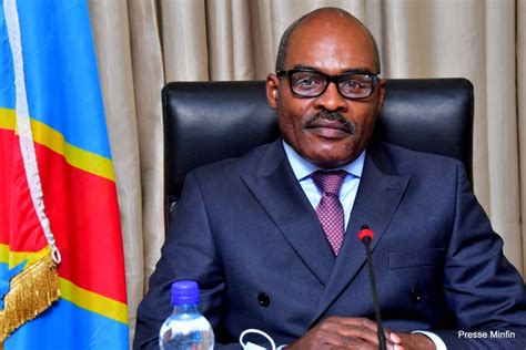 Nicolas Kazadi De La Rdc Ministre Des Finances De Lannée Financial