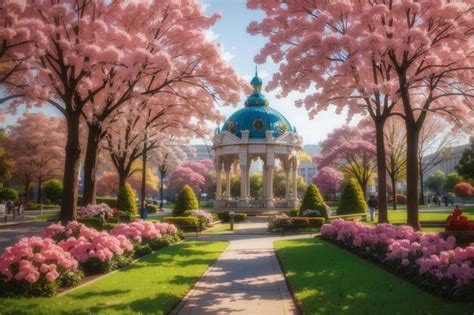 Premium Ai Image Beautiful Park