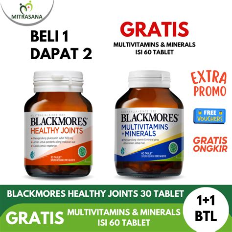 Jual Blackmores Healthy Joints 30 Tab Gratis Blackmores Multivitamins