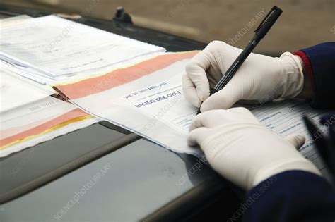 Collecting Evidence Stock Image H2000224 Science Photo Library