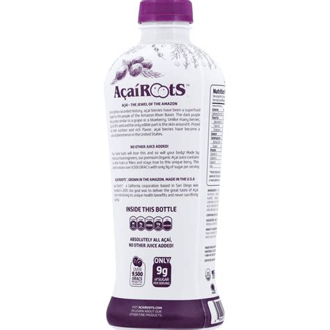 Acai Roots Acai Juice Organic Oz Instacart