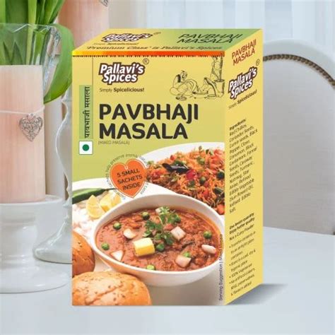 Pallavi's Spices Pav Bhaji Masala, Packaging Size: 50 gm at Rs 55/pack ...