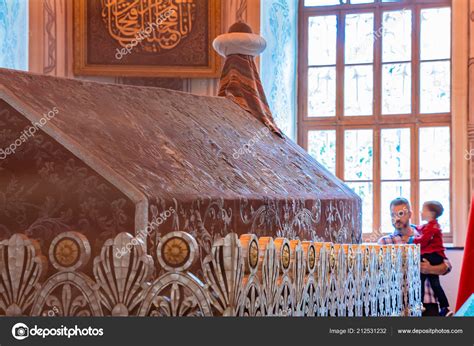 Interior View Osman Gazi Tomb Mausoleum Bursa Turkey May 2018 – Stock Editorial Photo ...