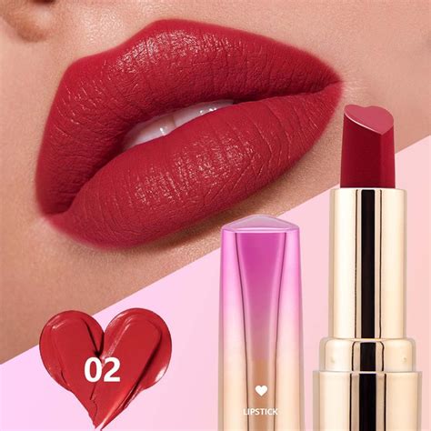 Hot Sl Liquidaci N De Ahorros De Verano L Piz Labial Matte Seis Colores In Corazon B Lsamo