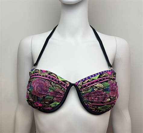Catalina Bikini Vintage Two Piece Swimsuit High Cut B Gem