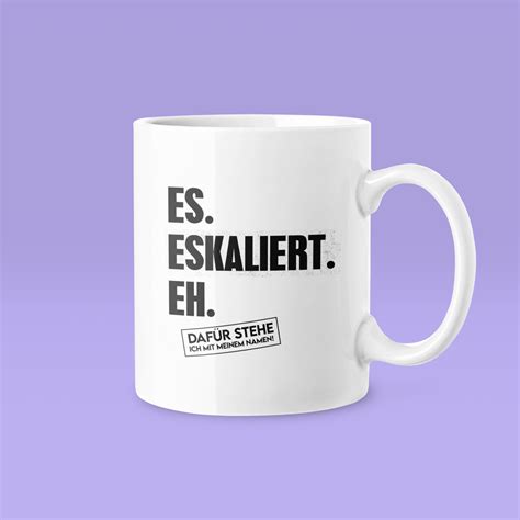 dafuer stehe ich mit meinem namen tasse anatomylife shop