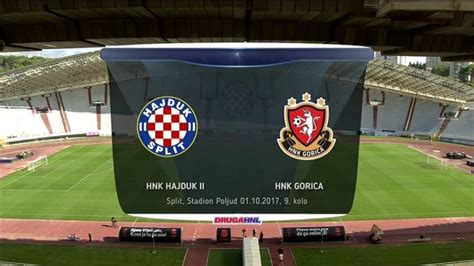 SAŽETAK HAJDUK II vs GORICA 1 1 9 kolo Druga HNL 17 18 YouTube