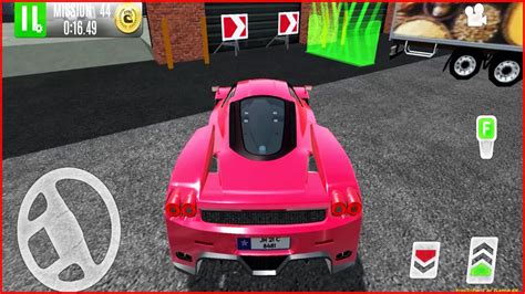 Direksiyonlu Ferrari Araba Park Etme Oyunu D Android Araba Oyunu