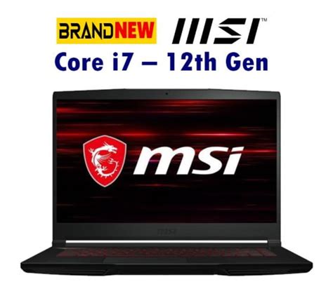 Brand New Msi Thin Gf Ucx Core I Th Gen Rtx Gb