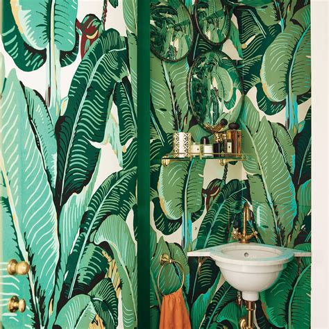 Banana Leaf Wallpaper Pattern