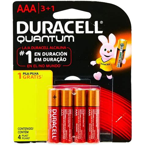 Pilha AAA Palito Duracell Alcalina C 4uni A Maior Durabilidade