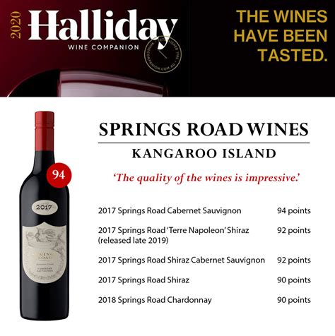 2020 Halliday Wine Companion Springs Road Wines