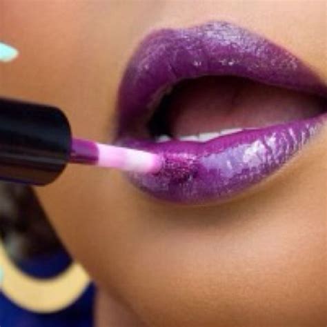 Purple Mac Lip Gloss Its The New Hot Pink Trendy Lip Gloss Purple Lip Gloss Purple Lipstick