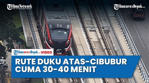 Naik Lrt Jabodebek Rute Duku Atas Cibubur Cuma Menit Youtube