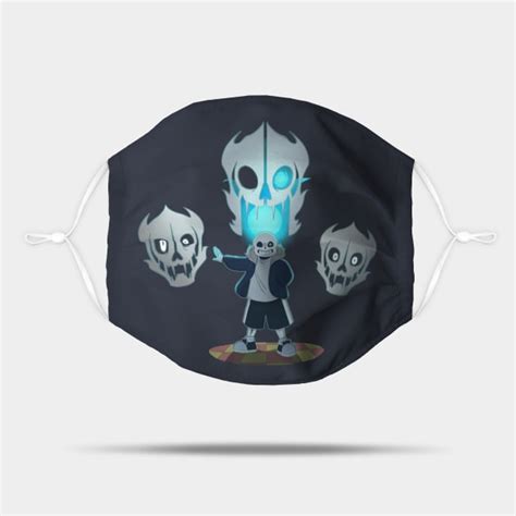 Undertale Sans And Gaster Blaster Papyrus Mask Teepublic