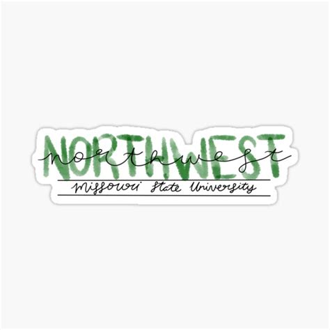 "Northwest Missouri State University" Sticker for Sale by gjryal ...