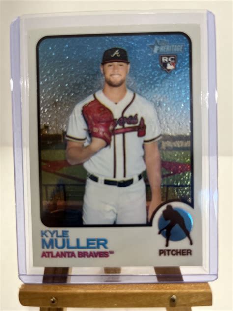 2022 Topps Heritage Chrome Kyle Muller Rc 280 Braves 292 999 Free