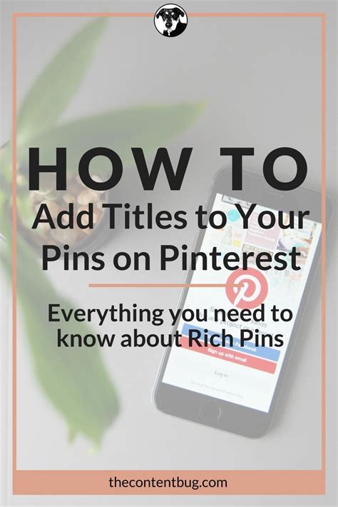 How To Add Titles To Your Pins On Pinterest Everything You Need To