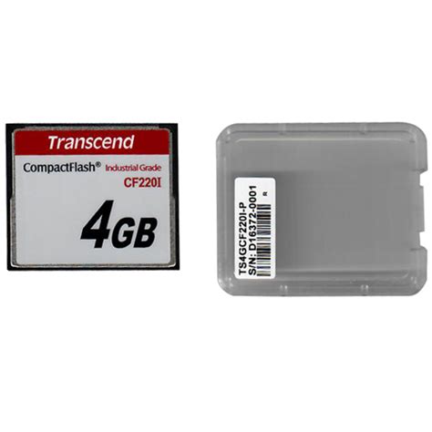 OEMPCWorld.com: Transcend 4GB TS4GCF220I-P CF Card Industrial 220X Bulk