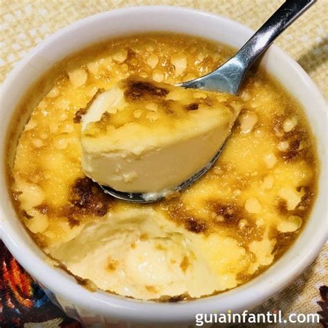 Crema con miel cuajada en el horno Receta fácil para la merienda de