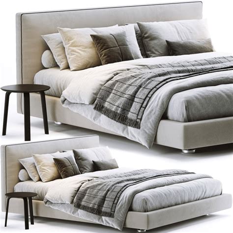 Bandb Italia Richard Bed 3d Model For Vray Corona