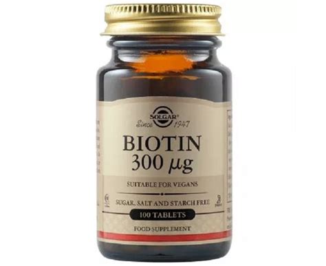 Biotin Mcg Capsule Solgar La Lei Nutriplantmed Ro