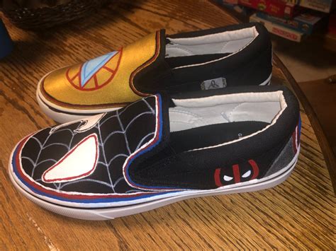 Custom Marvel Shoes Etsy