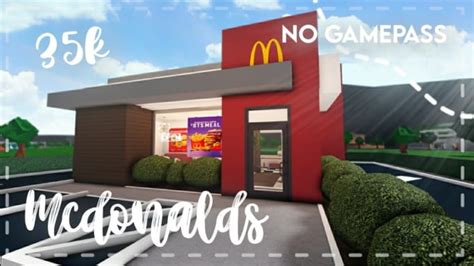 Build You A Mcdonalds In Bloxburg By Aliseroyale Fiverr