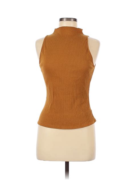 Maeve By Anthropologie Solid Brown Tank Top Size M 68 Off Thredup