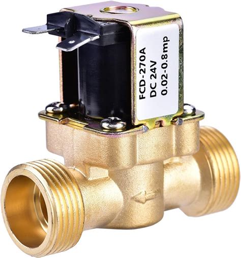 Amazon Water Valve Dc V Ma Normally Closed Brass