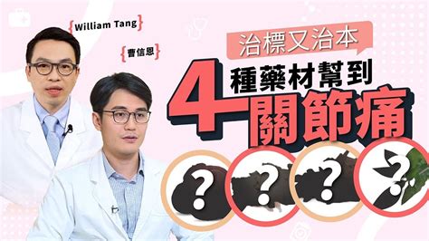 年輕的你早被關節痛打敗？治標又治本的4種藥材幫到你醫治關節問題！ 4類人士為高危患者 物理治療師與中醫師和你一一講解【專醫解說