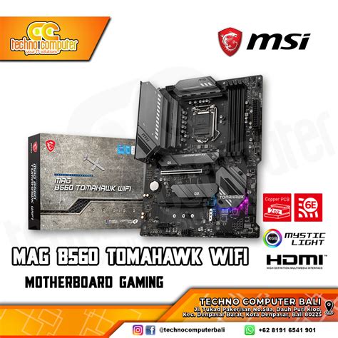 Msi Mag B560 Tomahawk Wifi Atx Lga1200 B560 Ddr4