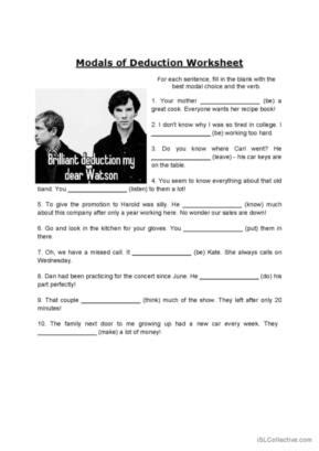 33 Deduction English ESL Worksheets Pdf Doc