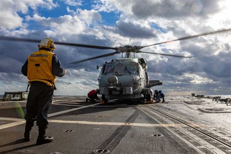 Dvids Images Sailors Aboard Uss Dewey Conduct Flight Deck