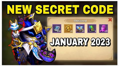 NEW SECRET CODE January 2023 Free Gems Hurry Up Castle Clash Secret