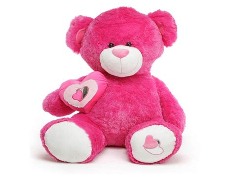 Cute Pink Teddy Bear Wallpapers For Desktop Wallpaper Cave