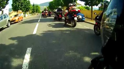 N Viaduc De Millau Avec Les Motards Du Viaduc Youtube