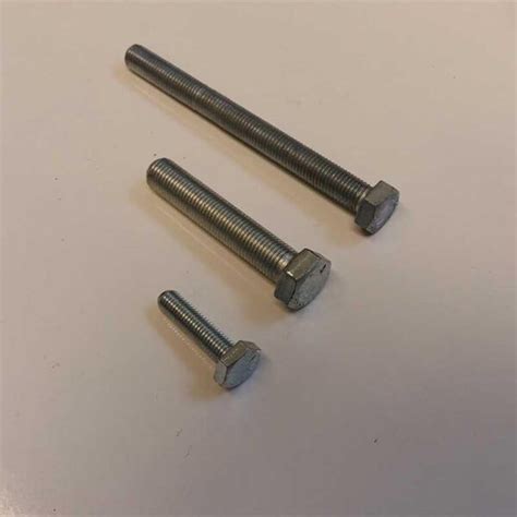 Zinc Plated BZP Hex Head Screws