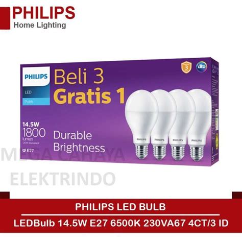 Jual Philips Multipack Mycare Ledbulb W K Putih Di Seller