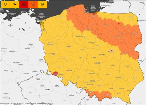 Alerty Imgw W Ca Ej Polsce Ostrze Enia W Ka Dym Wojew Dztwie Pogoda