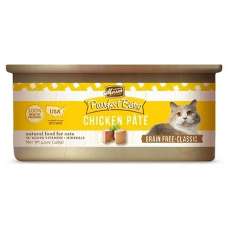 Merrick Purrfect Bistro Chicken Pate All Life Stages Wet Cat Food 5 5 Oz 24 Ct