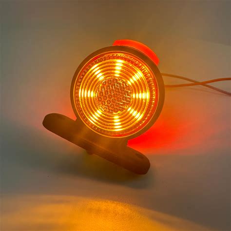 Фонарь габаритный 12-24v Желто-красный LED