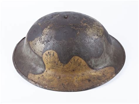 World War 1 British Brodie Camouflaged Helmet M1 Militaria