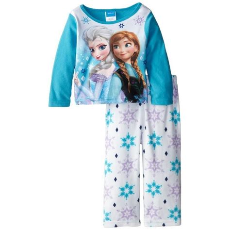 Ame Disney Little Girls Toddler Frozen Anna And Elsa Cozy Fleece