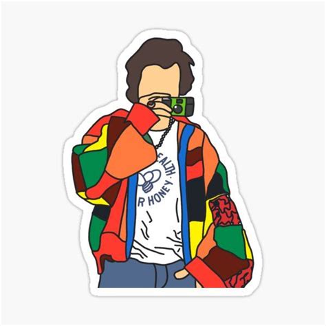 Harry Styles Stickers For Sale Harry Styles Dibujo Pegatinas Para