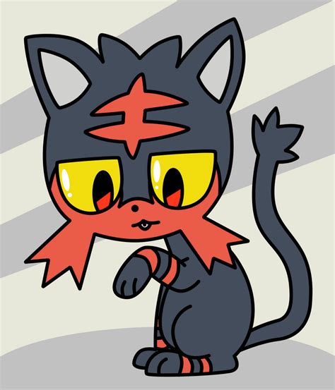 Pokemon Sun Moon Adorable Litten By Midnytesketch On Deviantart