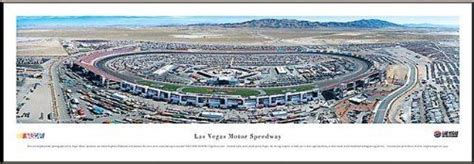 Nascar Tracks Las Vegas Motor Speedway Aerial Framed Poster Print