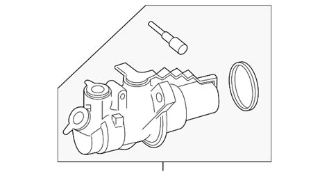 2019 2024 Mercedes Benz Master Cylinder 167 430 11 00 Mb Oem Parts